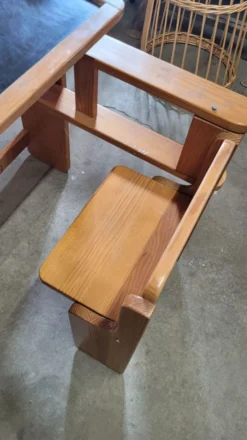 Bureau à système pliant pour enfant , vintage 1970