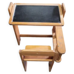 Bureau à système pliant pour enfant , vintage 1970