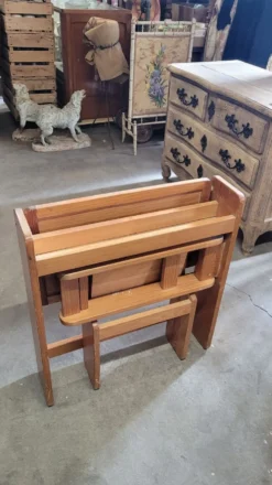 Bureau à système pliant pour enfant , vintage 1970