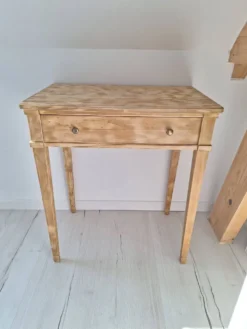 Bureau / Table d'appoint / Console en bois massif de style Louis-Philippe