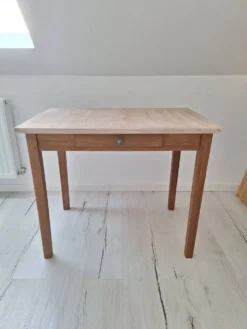 Bureau / Table d'appoint en bois de ferme style campagne