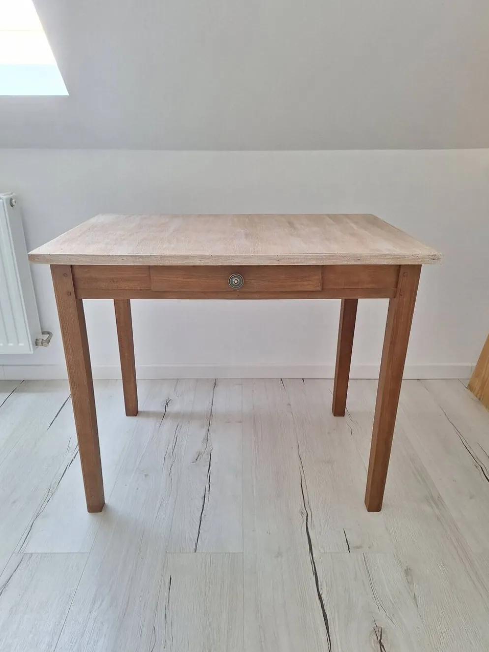 Bureau / Table d'appoint en bois de ferme style campagne