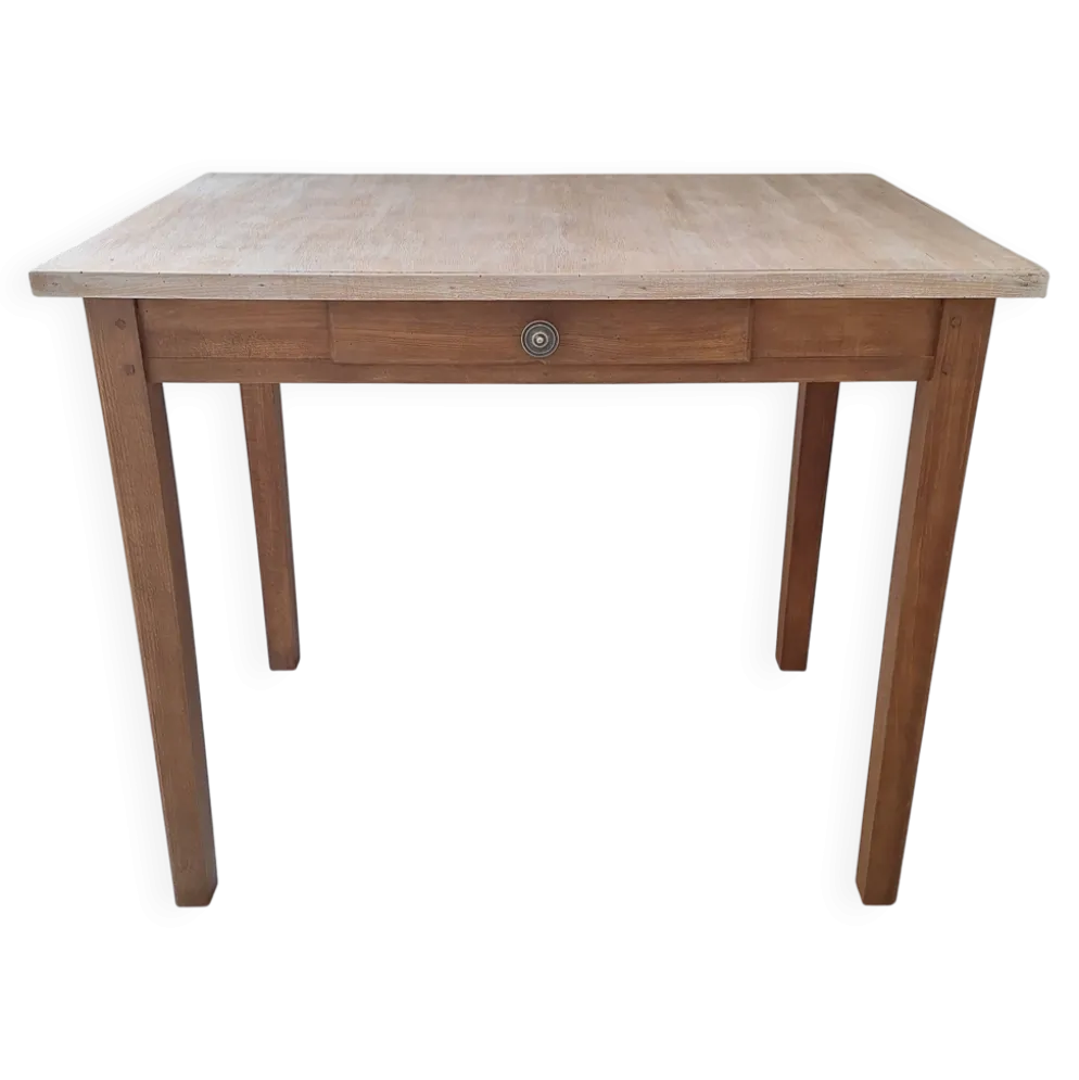 Bureau / Table d'appoint en bois de ferme style campagne