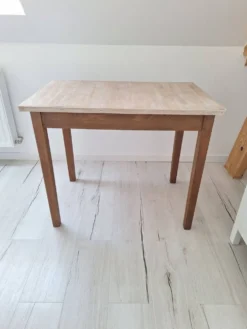 Bureau / Table d'appoint en bois de ferme style campagne