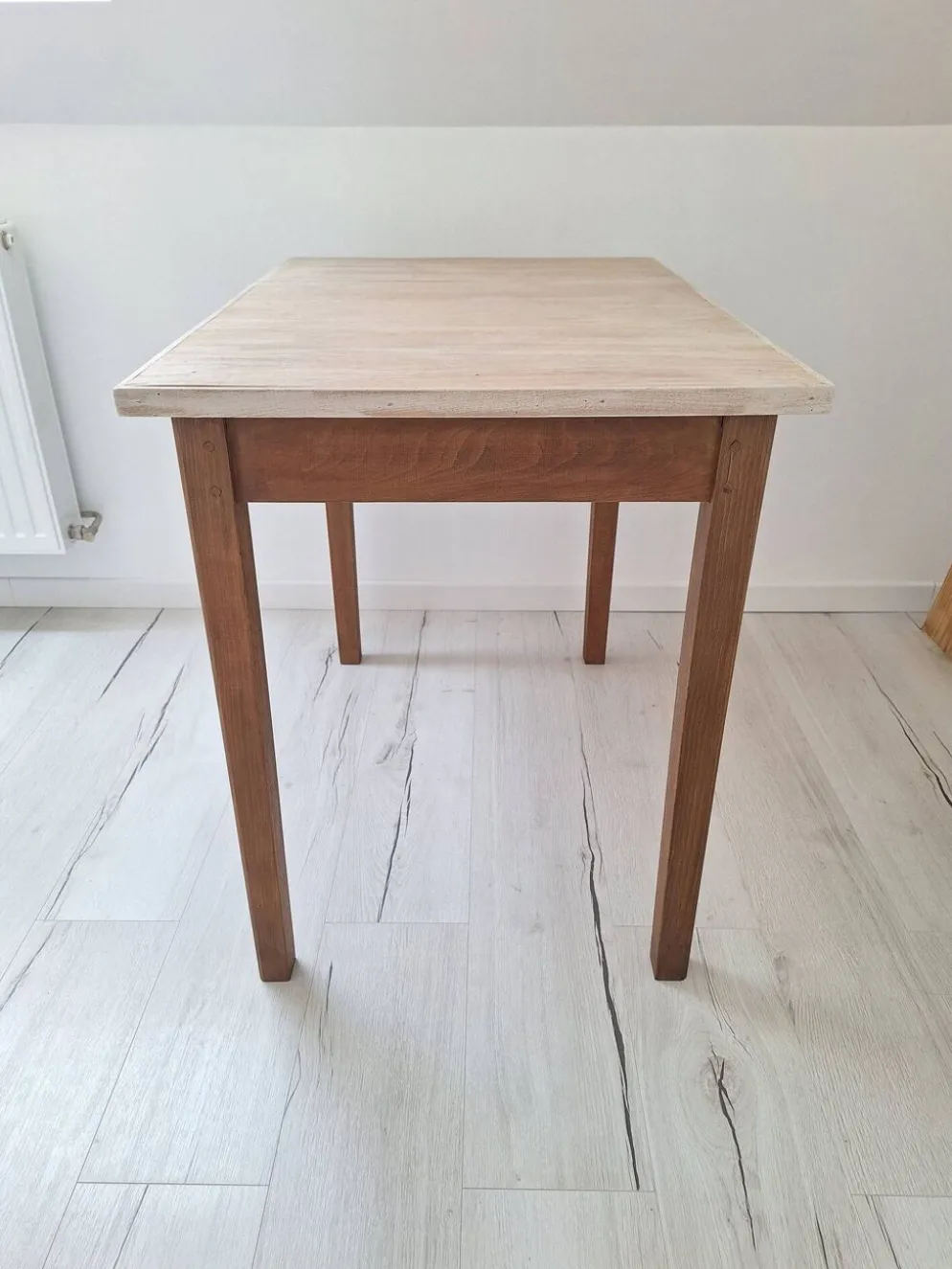 Bureau / Table d'appoint en bois de ferme style campagne