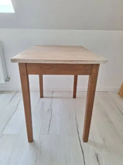 Bureau / Table d'appoint en bois de ferme style campagne