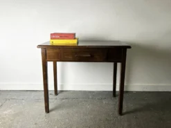 Bureau, table d'écriture en chêne vintage 'Abbess', années 1950-60