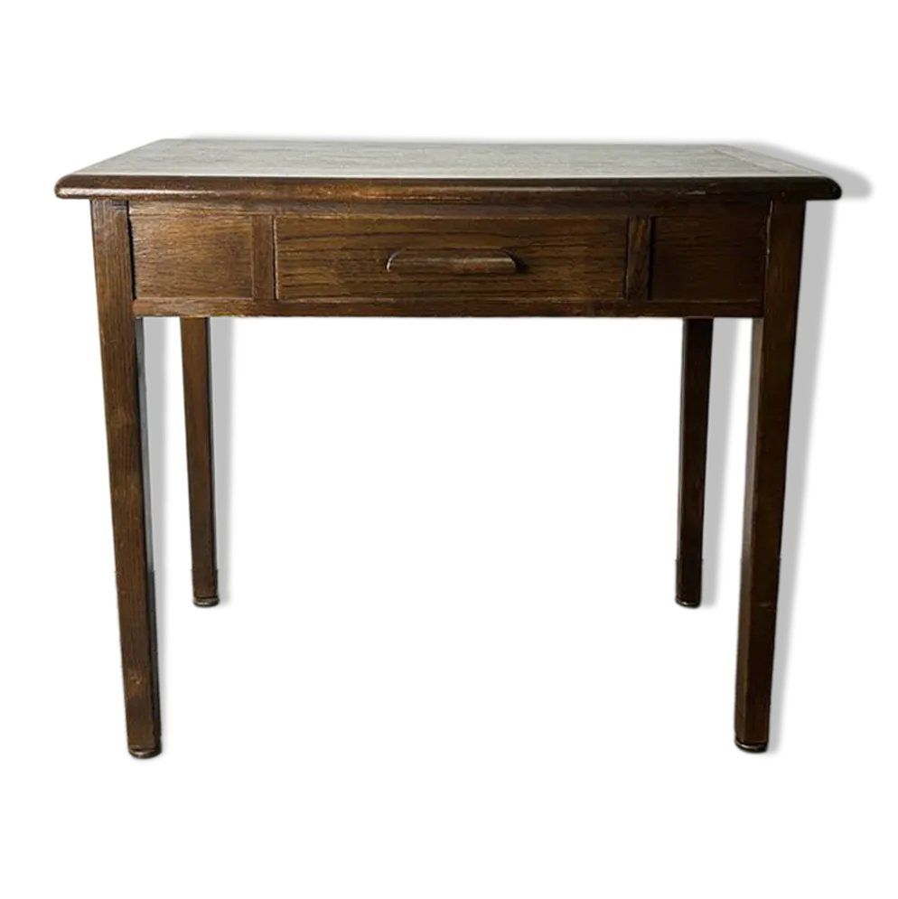 Bureau, table d'écriture en chêne vintage 'Abbess', années 1950-60
