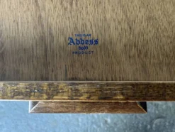 Bureau, table d'écriture en chêne vintage 'Abbess', années 1950-60