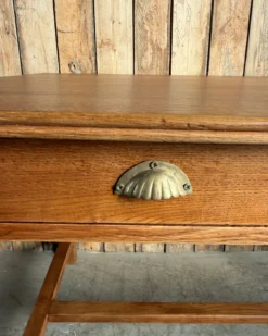 Bureau / table-à-manger en chêne des années 50 (rénovée)