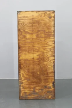Bureau à tambour en bois des années 1950