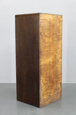 Bureau à tambour en bois des années 1950
