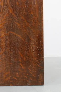 Bureau à tambour en bois des années 1950