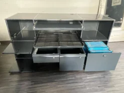 Bureau USM Haller – Gris Anthracite – Configuration complète - à Bordeaux