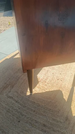 Bureau vintage artisanal en bois