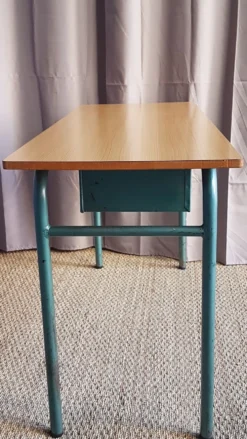 Bureau vintage à 2 casiers metal