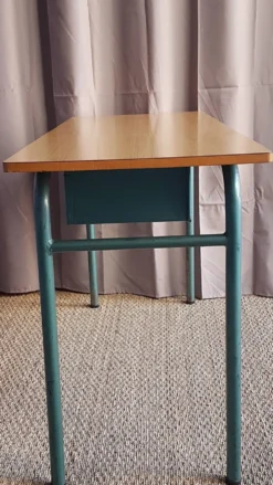 Bureau vintage à 2 casiers metal