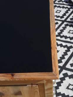 Bureau vintage en pin, restauré