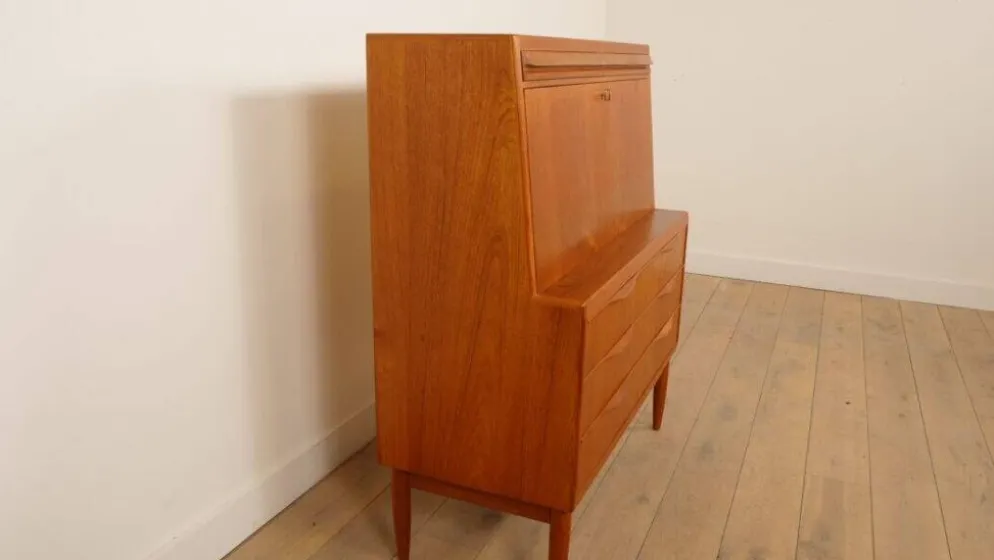 Bureau vintage en teck, Erling Torvits
