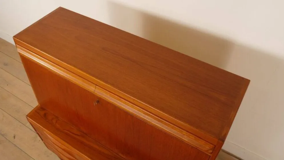 Bureau vintage en teck, Erling Torvits