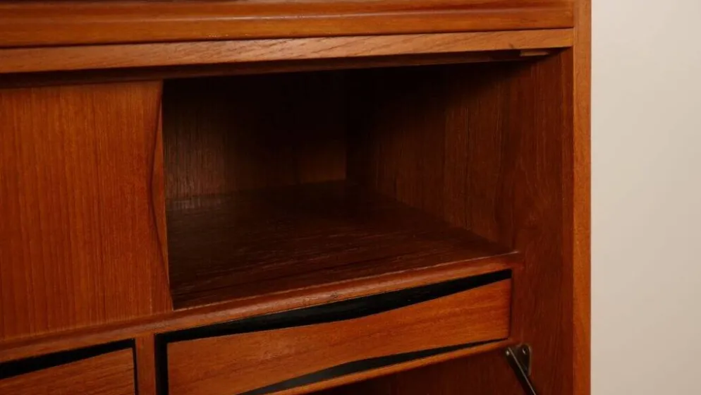 Bureau vintage en teck, Erling Torvits