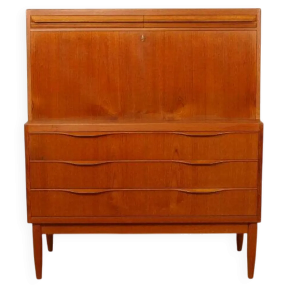 Bureau vintage en teck, Erling Torvits