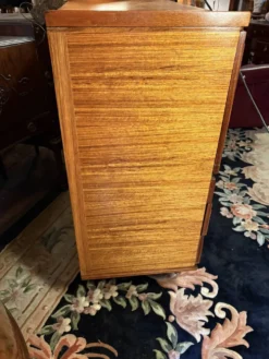 Bureau vintage en teck rétro du milieu du siècle par Meredew 1960 Grand écritoire
