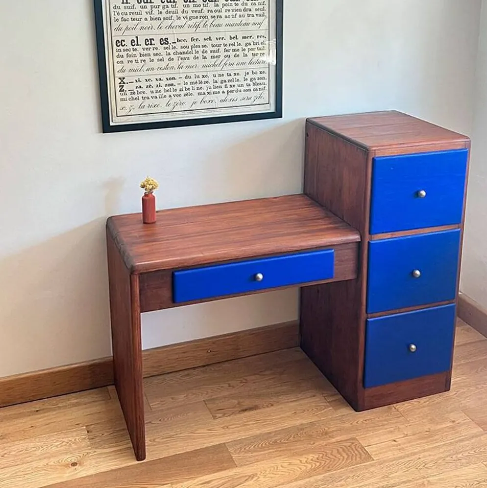 Bureau vintage pour enfant années 50