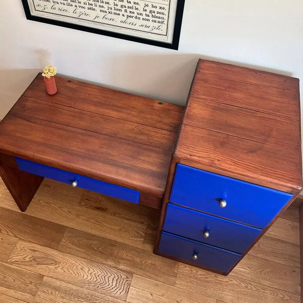 Bureau vintage pour enfant années 50