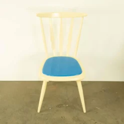 Bureau vintage pour enfants avec chaise, en hêtre et formica, années 60