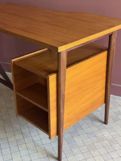 Bureau vintage teck & acajou