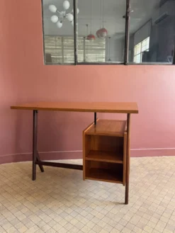 Bureau vintage teck & acajou