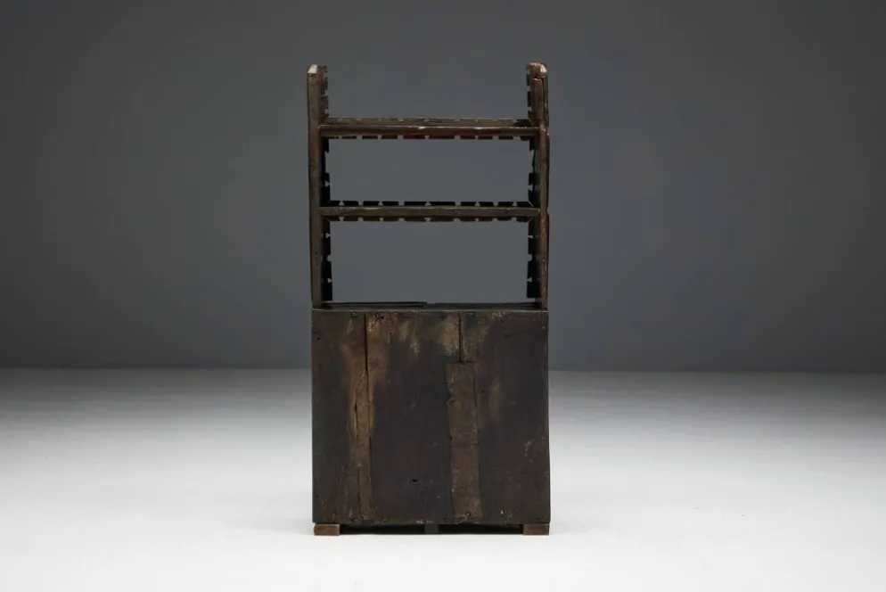 Cabinet Antique Art Populaire, France, 19ème Siècle