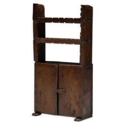 Cabinet Antique Art Populaire, France, 19ème Siècle