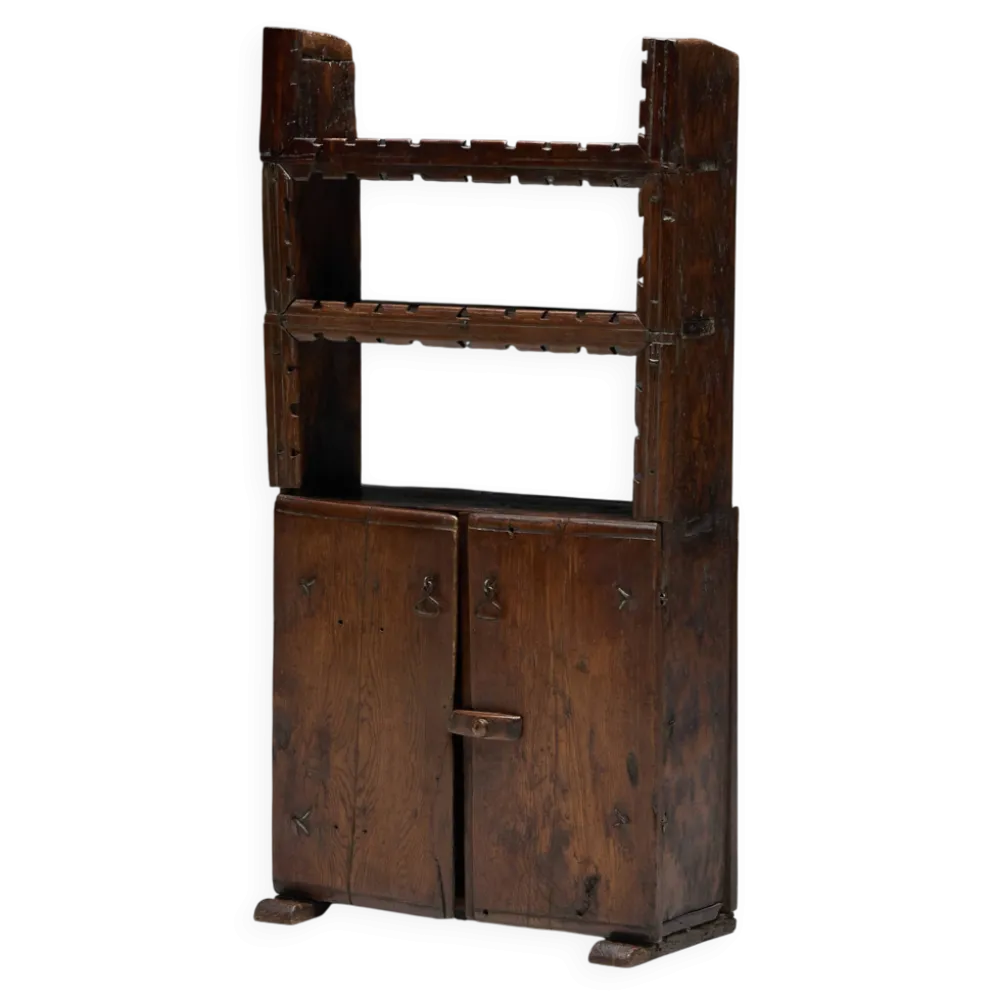 Cabinet Antique Art Populaire, France, 19ème Siècle
