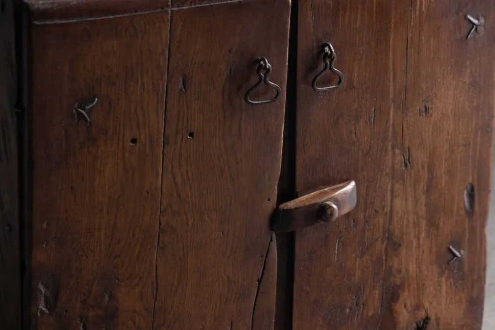 Cabinet Antique Art Populaire, France, 19ème Siècle