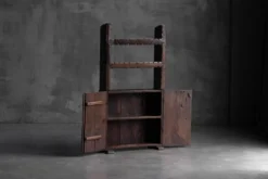 Cabinet Antique Art Populaire, France, 19ème Siècle