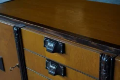 Cabinet Art Déco École d'Amsterdam, Pays-Bas années 1930