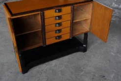 Cabinet Art Déco École d'Amsterdam, Pays-Bas années 1930