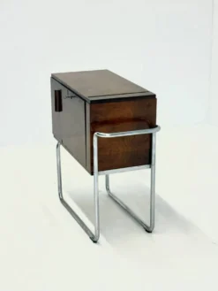 Cabinet bar en noyer italien par Cova Milano