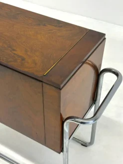 Cabinet bar en noyer italien par Cova Milano