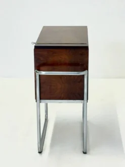 Cabinet bar en noyer italien par Cova Milano
