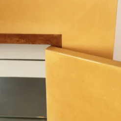 Cabinet à bar en parchemin de chèvre italien de Giorgio Tura et Nucci Valsecchi pour Tura