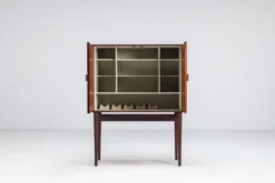 Cabinet bar Helge Vestergaard Jensen en palissandre Jason Mobler Danemark 1960