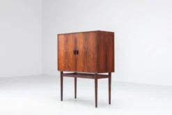 Cabinet bar Helge Vestergaard Jensen en palissandre Jason Mobler Danemark 1960