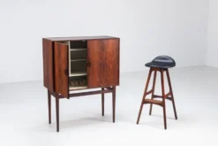 Cabinet bar Helge Vestergaard Jensen en palissandre Jason Mobler Danemark 1960