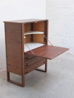 Cabinet bar 'Team Program 500' N-Line en wengé, 1966