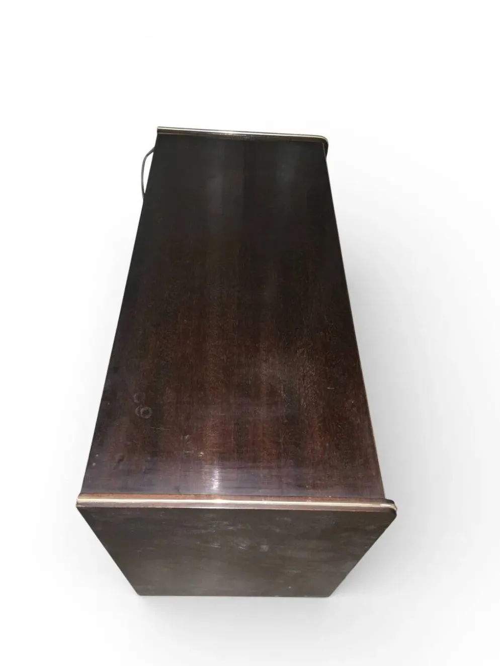 Cabinet bar vintage années 50-60 capitonné et éclairé
