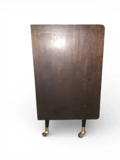 Cabinet bar vintage années 50-60 capitonné et éclairé