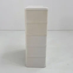 Cabinet blanc modèle “4964” par Olaf Von Bohr pour Kartell, 1970